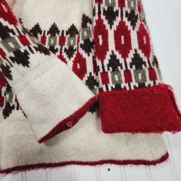 Stetson Knit Cardigan/Sweater Western Style Light Beige L - Picture 5 of 13